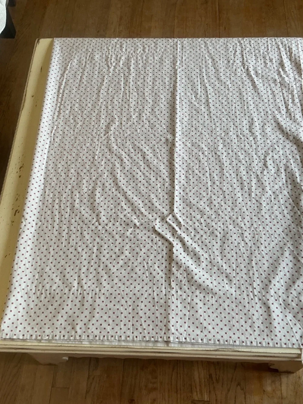 Vintage 80’s Yves Saint Laurent YSL Gray Utica Logo Twin Flat sheet *Defects*